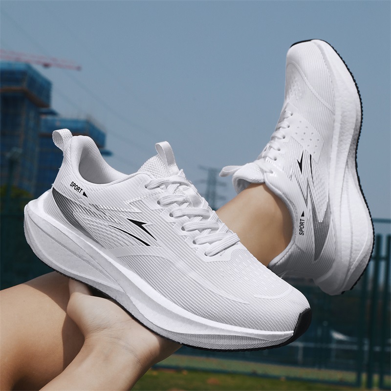 Breathable Mesh Athletic Shoes - 마라톤 남성용 러닝화, 탄소 섬유 보드