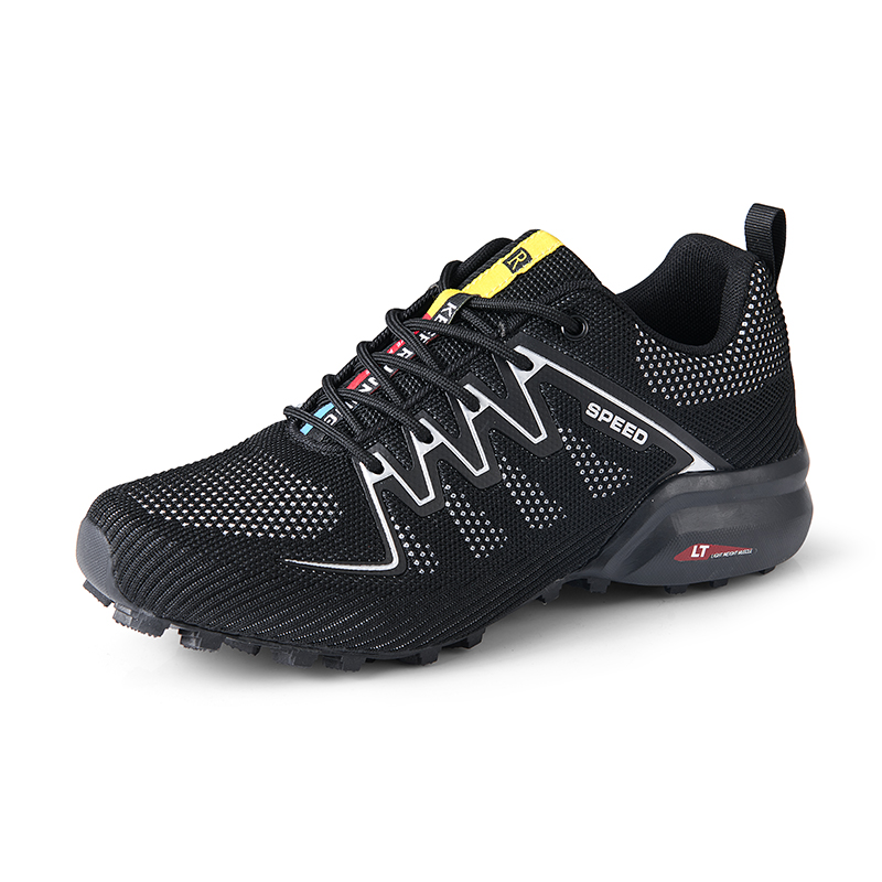 MTB 사이클링 신발 zapatillas ciclism - Knit Fabric Lace Up Sneakers 리뷰 및 가격