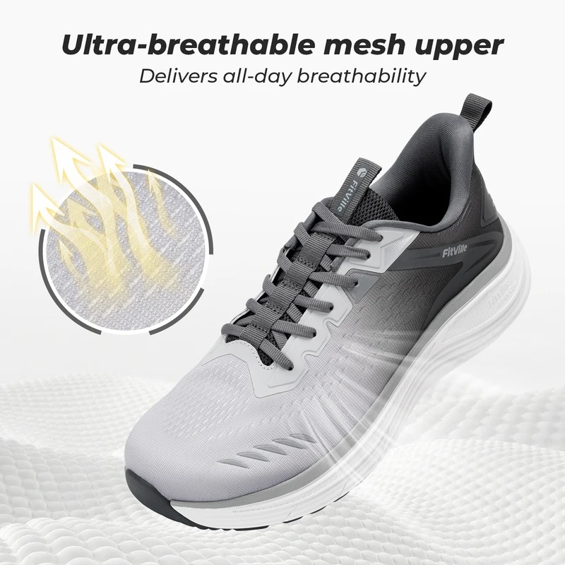 핏빌 남성용 스포츠 스니커즈, 넓은 발볼 디자인, 남성 - Wide Toe Box Running Sneakers 리뷰 및 가격