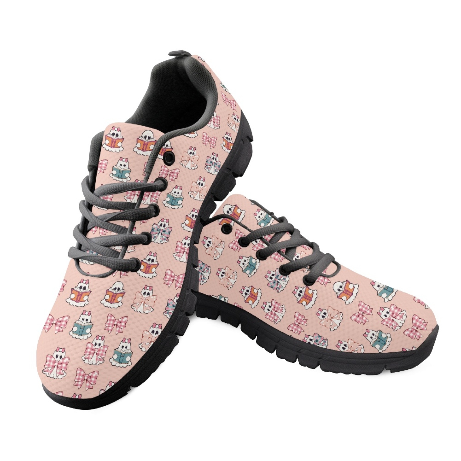 컬러애니멀 유령과 리본 무늬 여성용 편안한 스포츠 운동 - Shock Absorbing Gym Trainers 리뷰 및 가격