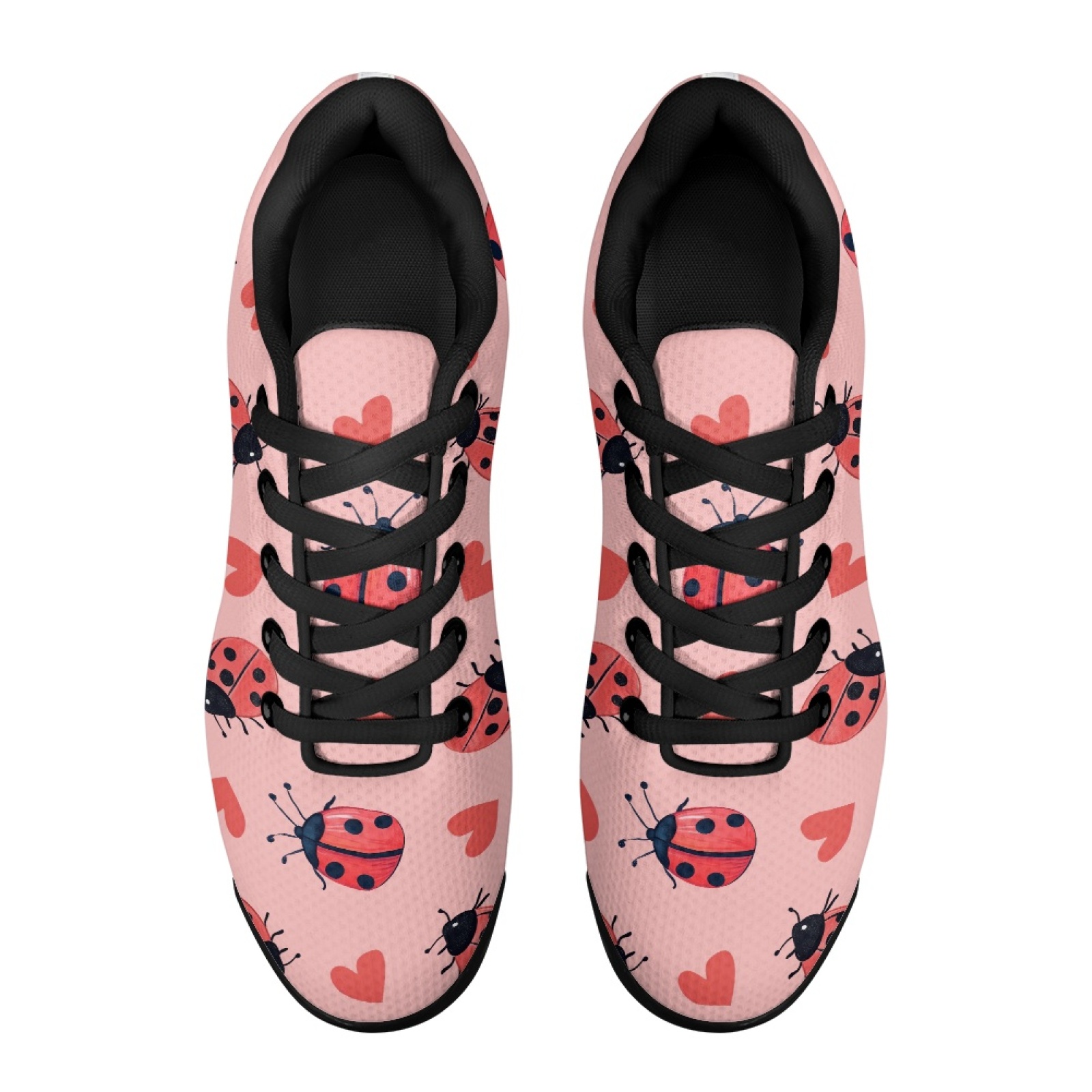 PENSTROLL Ladybug 하트 패션 테니스 스니 - Knit Fabric Lace Up Sneakers 리뷰 및 가격