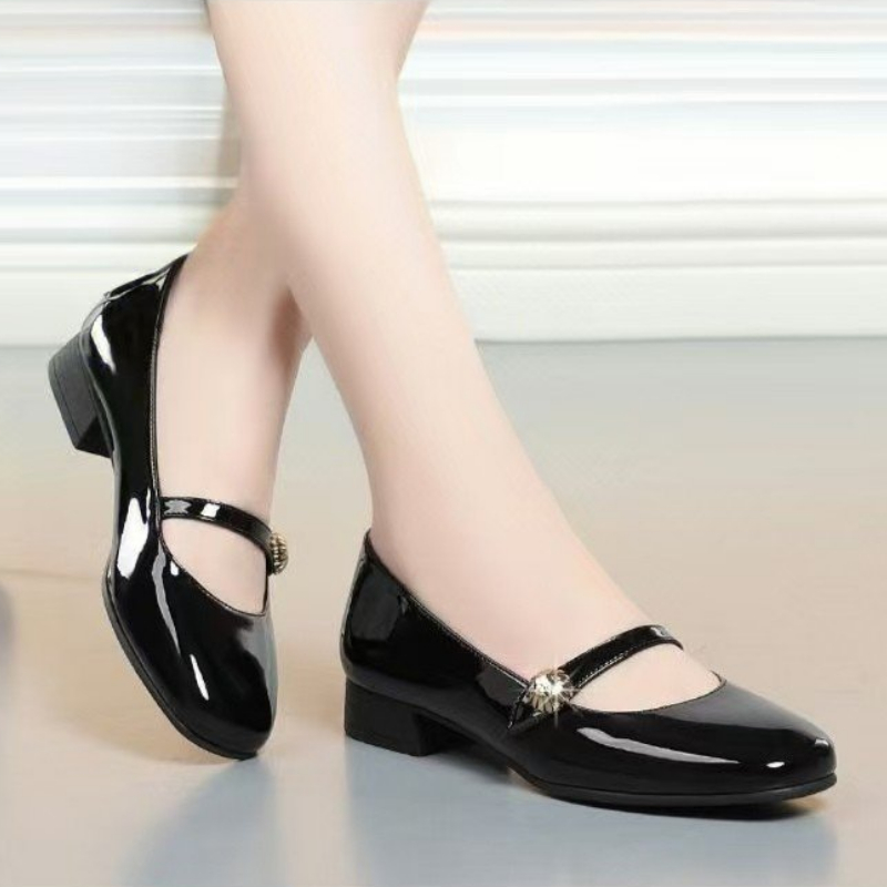 여성용 빈티지 메리 제인 슈즈, 광택이 나는 특허 가죽 - Women'S Shoes 리뷰 및 가격