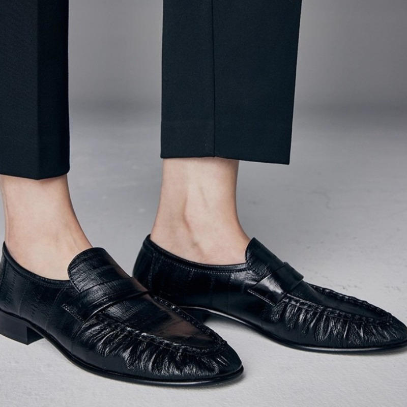 럭셔리 여성 신발 여성을위한 새로운 수제 정품 가죽 로 - Heels 리뷰 및 가격