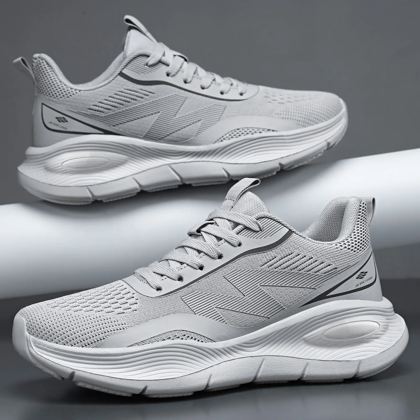 남성용 메시 소재 러닝 스니커즈, 가벼운 무게, 통기성 - Shock Absorbing Gym Trainers 리뷰 및 가격